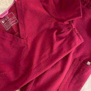 Figs dark magenta set